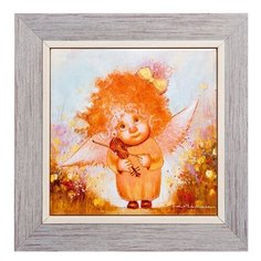 Панно керамическое Ангел душевной гармонии 15х15 ANG-780 113-503808 Artangels