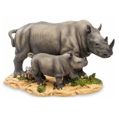 Статуэтка Носорог с детенышем WS-771 113-903517 Veronese