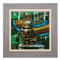 Панно керамическое А где наш песик? 15х15 ANG-990 113-504330 Artangels