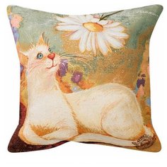 Подушка гобеленовая Настоящая красота 45х45 ANG-820/1 113-503881 Artangels