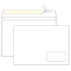 Конверт почтовый C4 Packpost Ecopost (229x324, 90г, стрип) белый, 250шт.