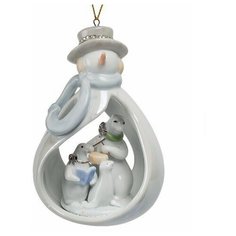 Фигурка подвесная Снеговичок CMS-39/ 7 113-104785 Pavone