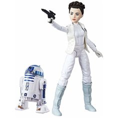 Кукла Hasbro Star Wars Forces of Destiny Лея Органа и дроид R2-D2, 27.5 см, C1629