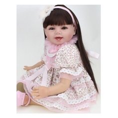 Reborn Kaydora Виниловая кукла Реборн (Reborn Dolls) - Девочка с длинными волосами (56 см)