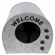 Домик для животных"Будка WELCOME", войлок, 33х33х45см EVA