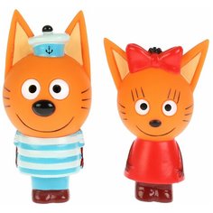 Игрушка для ванны капитошка Три кота (карамелька и коржик)