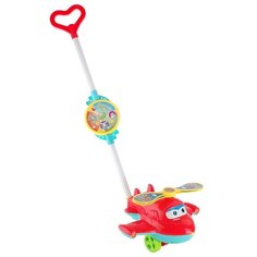 Каталка на палочке ZHORYA "Вертолет", крутится пропеллер, свет, звук, вертолет 20,5*20,5*12,5 см, палочка 40,4 см, в сетке (ZY1046038)