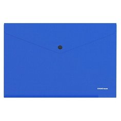 Папка-конверт на кнопке пластиковая Diagonal Vivid, непрозрачная, A4, ассорти Erich Krause