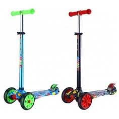 Самокат детский трехколесный Explore JETTA WT голубой/зеленый