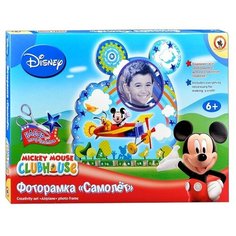 Набор для творчества "Фоторамка" Микки Маус. Самолет (парча) Русский стиль