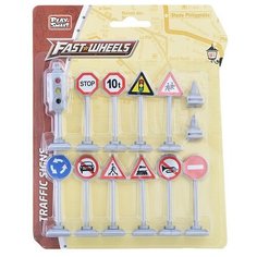 Знаки дорожного движения, на листе Joy Toy