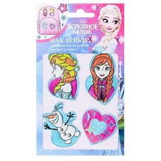 Пластиковые наклейки на телефон "Холодное сердце", рюкзак, эффект пайеток и глиттера Centrum