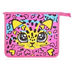 Папка для тетрадей "Леопард" формат А5, на молнии Centrum