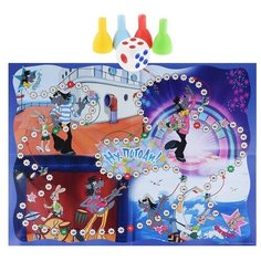 Настольная макси игра-ходилка Союзмультфильм. "Ну, погоди!" Рыжий кот