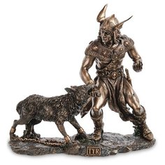 Статуэтка Бог воинской доблести Тюр и Фенрир WS-1086 113-906677 Veronese