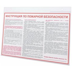 Подставка настенная Brauberg для рекламных материалов, горизонтальная, (297*210 мм), А4 (290427)