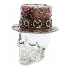 Флакон Шляпа в стиле Стимпанк на стеклянном черепе WS-1031 113-906354 Veronese