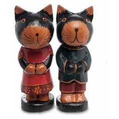 Статуэтка КОТ и Кошка фольклор, набор 2 шт 28-021 113-40939 Decor & Gift