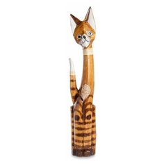 Статуэтка Кошка 80 см (албезия, о. Бали) 99-026 113-403847 Decor & Gift