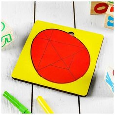 WoodLand Toys Рамка - вкладыш «Колумбово яйцо» микс