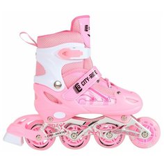 "CITY-RIDE" Роликовые коньки, PU кол, р. (34-38)