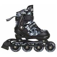 "CITY-RIDE" Роликовые коньки, PU кол, р. (29-33)