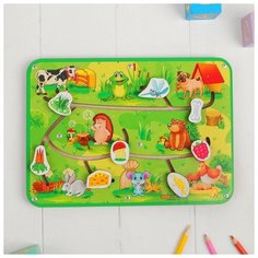 WoodLand Toys Лабиринт - пара «Чем питаются животные?