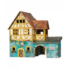 "Умная бумага" Модели-пазлы "Средневековый город" 01 284 _Дом с кораблем_ Не в масштабе