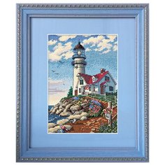 Набор для вышивания "DIMENSIONS" 06958 "Маяк на скалистом мысе" 13 x 18 см
