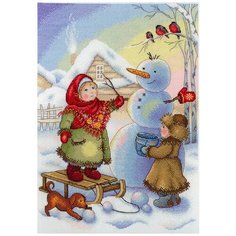 Набор для вышивания "М.П.Студия" НВ №89 №683 "Детские забавы" 21 х 30 см