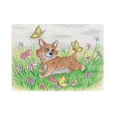 Набор для вышивания "М.П.Студия" НВ №74 №569 "На прогулке" 15 х 20 см