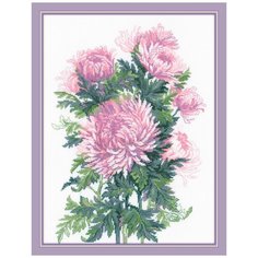 Набор для вышивания "RIOLIS" "Сотвори Сама" 1595 "Букет хризантем" 30 х 40 см Риолис