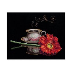 Набор для вышивания "Сделай своими руками" №41 К-26 "Кофе для неё" (хлопок) 27 х 22 см