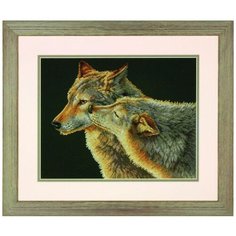 Набор для вышивания "DIMENSIONS" 70-35283 "Поцелуй волка" 35 x 27 см