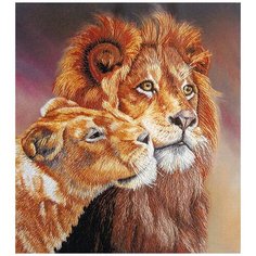 Набор для вышивания "PANNA" "Живая картина" JK-2095 ( ЖК-2095 ) "Львы"