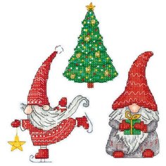 Набор для вышивания "PANNA" IG-7179 "Новогодние гномики"