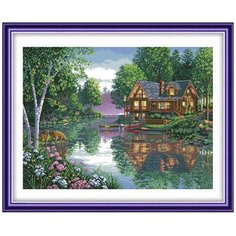 Набор для вышивания "DIMENSIONS" 35183 "Уютный коттедж" 40 x 30 см