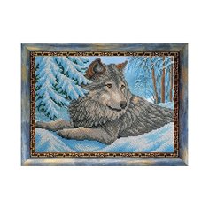 Набор для вышивания "Радуга бисера" В-267 "Вожак" 27 х 19 см