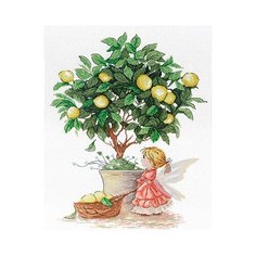 Набор для вышивания "М.П.Студия" НВ №92 №547 "Лимонная фея" 35 х 30 см