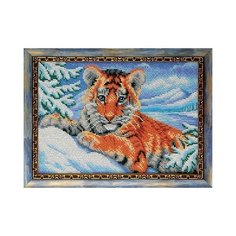 Набор для вышивания "Радуга бисера" В-266 "Полосатый малыш" 27 х 19 см