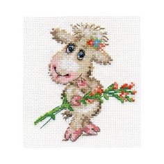 Набор для вышивания "Алиса" 0-105 "Милая овечка" 10 х 12 см
