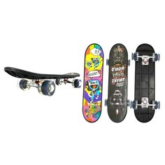 Скейт, 60см, колеса PU, свет, 60*45мм Tech Team