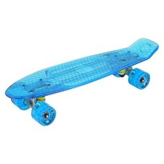 Скейтборд прозрачный, размер 22"*6", колеса: 59*43 1/8 Fish Skateboards