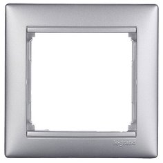 Рамка Legrand Valena 694330 одноместная универсальная алюминий