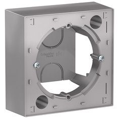 Коробка для наружного монтажа Schneider Electric Atlas Design ATN000300 открытая установка алюминий