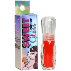 Beauty Fox блеск для губ 3D effect, sweet unicorn gloss алый