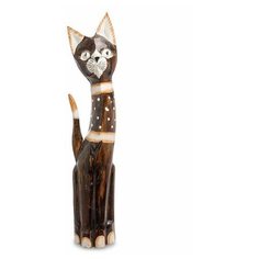 Статуэтка Кошка 50 см (албезия, о.Бали) 99-147 113-403968 Decor & Gift