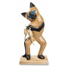 Статуэтка Кот с уловом суар 33 см 40-032 113-403056 Decor & Gift