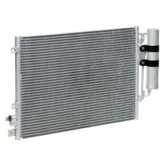 Радиатор кондиционера с ресивером Renault Logan, Clio, Symbol (04--) 1,4i/1,6i в сб. (Luzar)