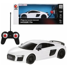 Машина р/у Пламенный мотор 1:24, Audi R8, белый (870524)